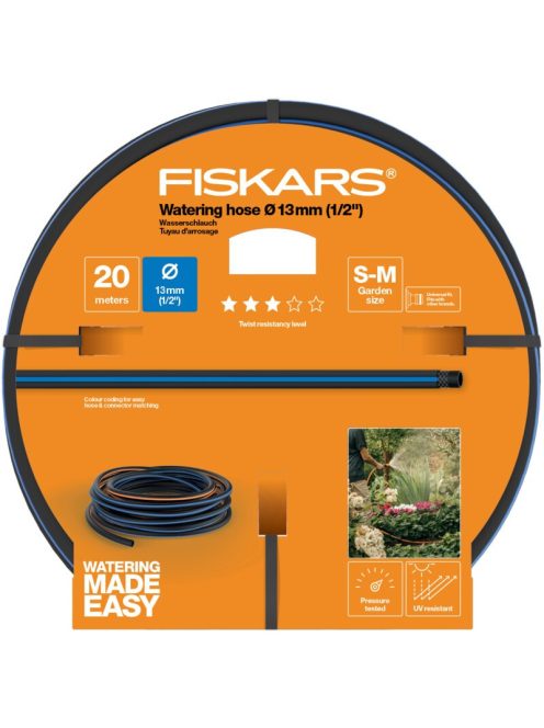 Fiskars Locsolótömlő, 13 mm (1/2), 20 m Q3