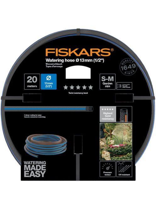 Fiskars Locsolótömlő, 13 mm (1/2), 20 m Q5