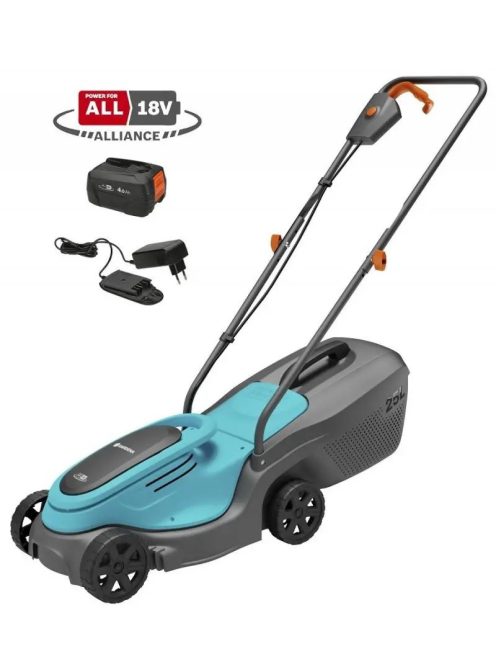 Gardena PowerMax 30/18V P4A akkumulátoros fűnyíró akkumulátorral