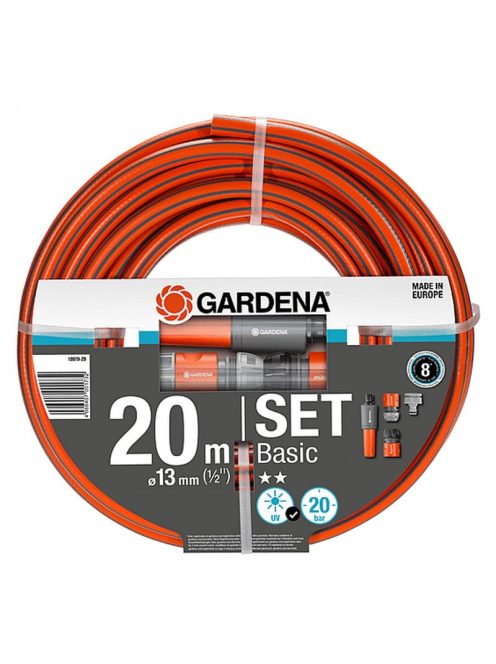 Gardena Basic Kerti tömlő készlet 13mm (1/2') 20m