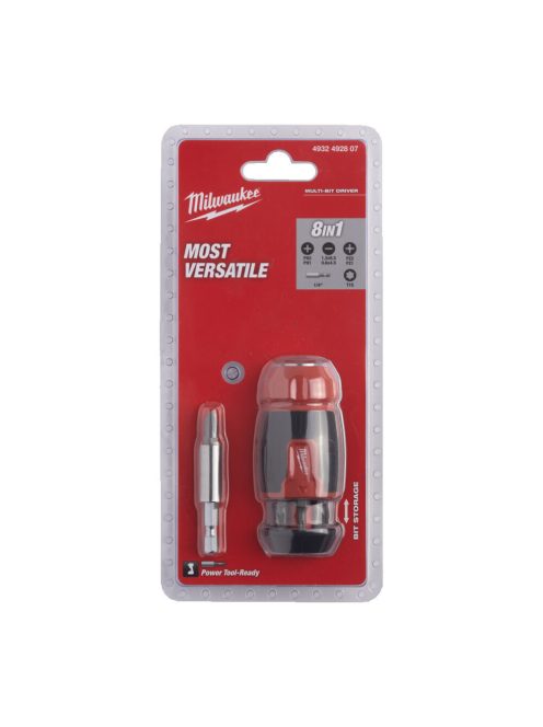 Milwuakee 8 in 1 Compact Multi-Bit Screwdriver