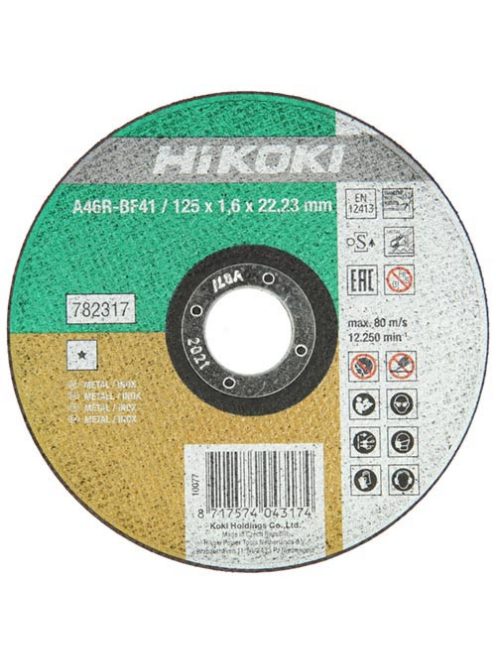 Hikoki Vágótárcsa inox 230x1,9 (782319)