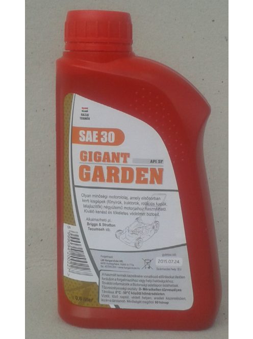 GIGANT GARDEN SAE 30 0,6 liter