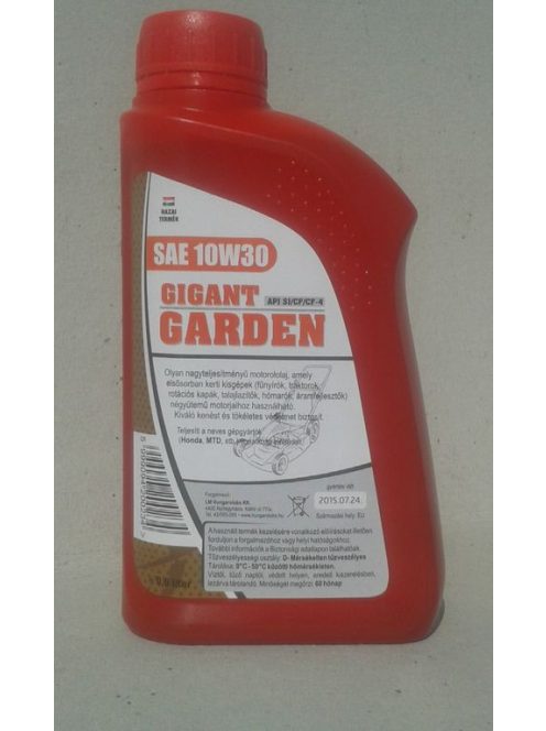 GIGANT GARDEN 10W30 0,6 LITER