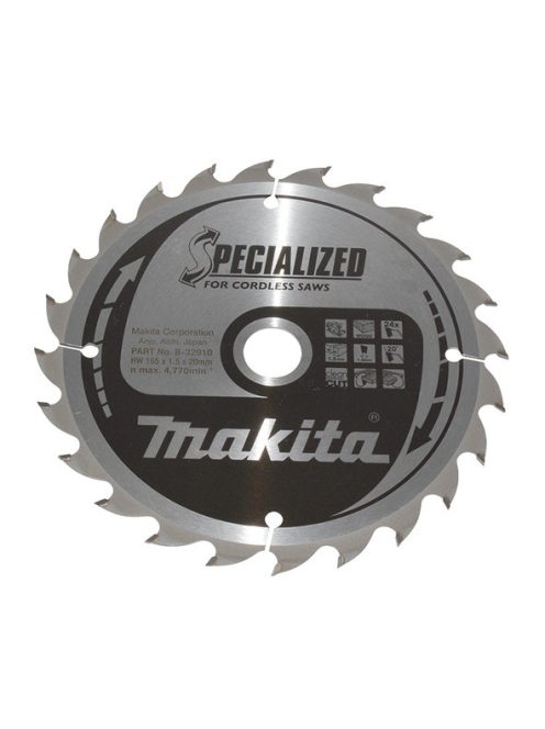 Makita Körfűrészlap akkus FA 165x20mm Z24 (B-32910)