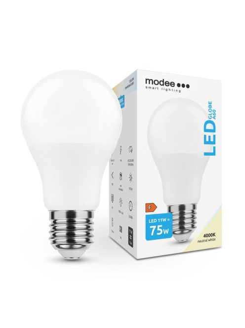 Modee Lighting LED Izzó Globe A60 11W E27 270° 4000K (1055 lumen) ERP