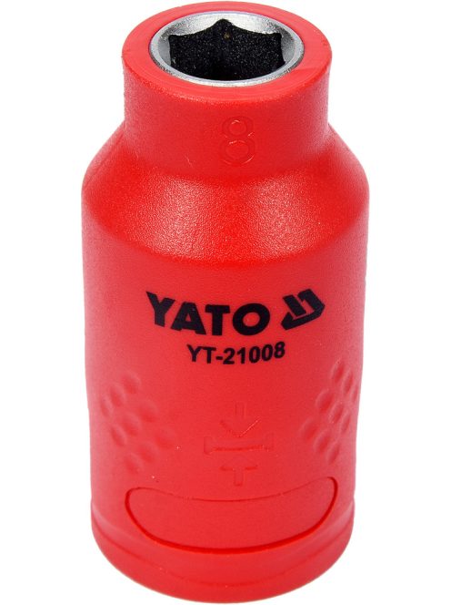 YATO Dugókulcs 8 mm 3/8 col 1000V-ig szigetelt YATO YT-21008