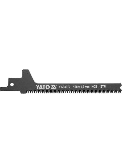 YATO Szablyafűrészlap fához 120 mm / 12 TPI (ívelt vágáshoz)