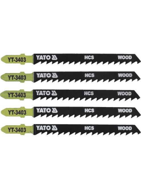 YATO Dekopírfűrészlap T6TPI 100/75 mm HCS (5 db/cs)