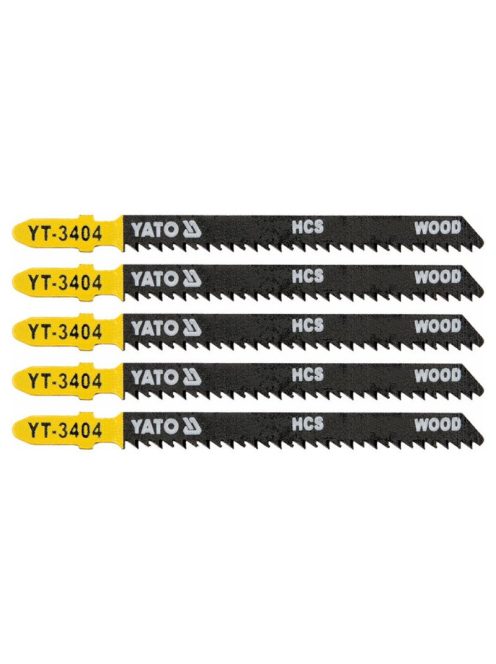 YATO Dekopírfűrészlap T10TPI 100/2,5 mm HCS (5 db/cs)