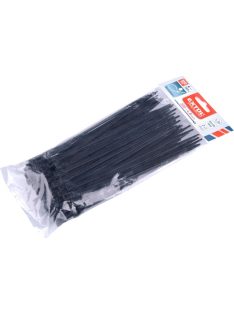   kábelkötegelő 4,8×200mm 100db, többször használható (oldható) fekete nylon; UV-, sav- és lúgálló
