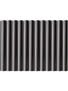   ragasztóstift klt., fekete színű; 12db, 100×11mm, bliszteren